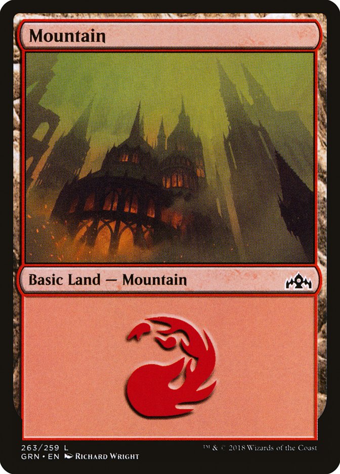 Mountain (263) [Guilds of Ravnica] | Shuffle n Cut Hobbies & Games