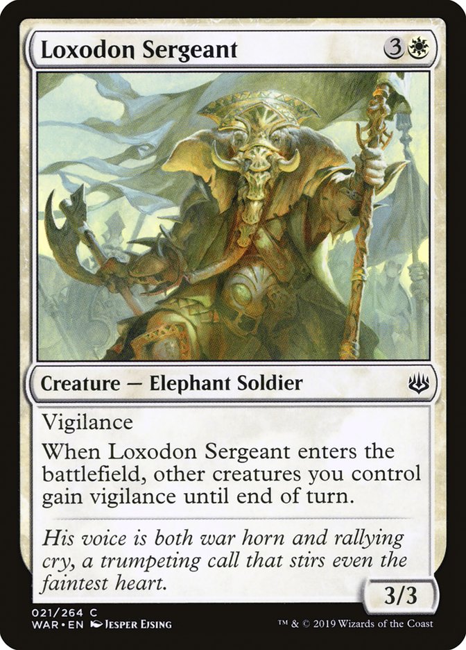 Loxodon Sergeant [War of the Spark] | Shuffle n Cut Hobbies & Games