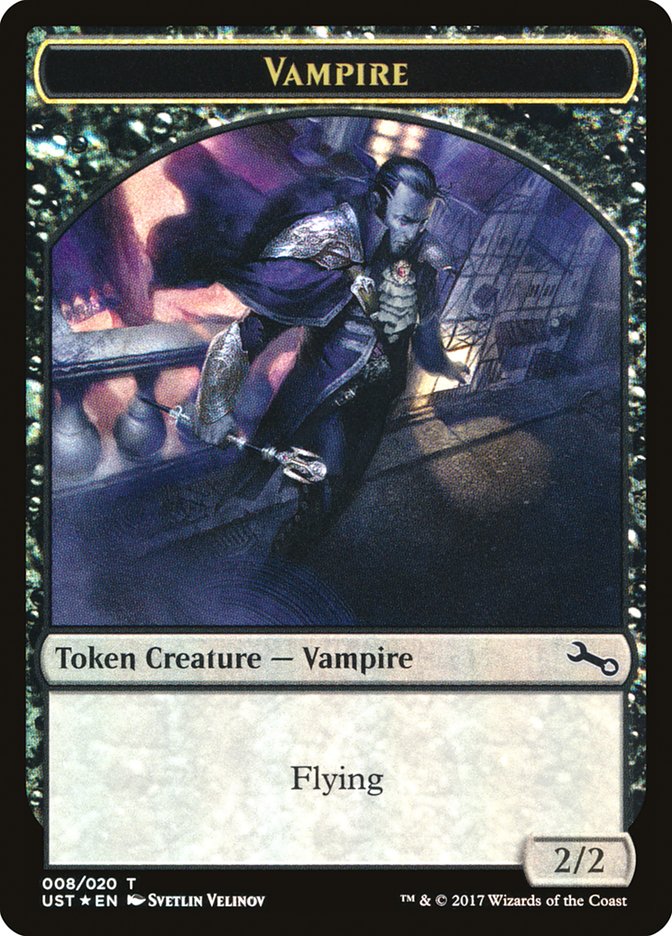 Vampire // Vampire Double-Sided Token [Unstable Tokens] | Shuffle n Cut Hobbies & Games