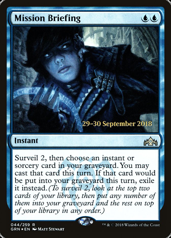 Mission Briefing [Guilds of Ravnica Prerelease Promos] | Shuffle n Cut Hobbies & Games