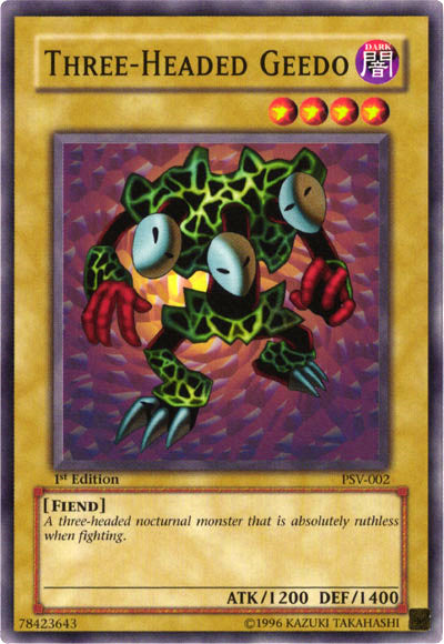 Three-Headed Geedo [PSV-002] Common | Shuffle n Cut Hobbies & Games
