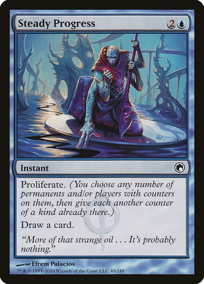 Steady Progress [Scars of Mirrodin] | Shuffle n Cut Hobbies & Games