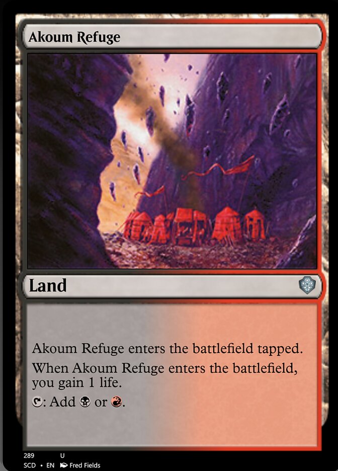 Akoum Refuge [Starter Commander Decks] | Shuffle n Cut Hobbies & Games