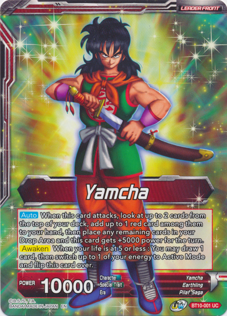 Yamcha // Yamcha, Supersonic Striker (BT10-001) [Rise of the Unison Warrior Prerelease Promos] | Shuffle n Cut Hobbies & Games