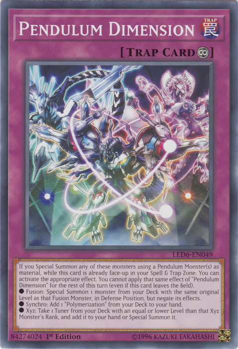Pendulum Dimension [LED6-EN049] Common | Shuffle n Cut Hobbies & Games