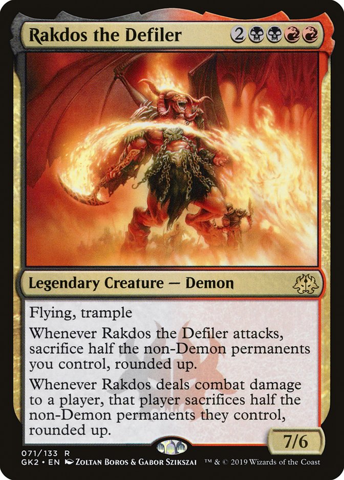 Rakdos the Defiler [Ravnica Allegiance Guild Kit] | Shuffle n Cut Hobbies & Games