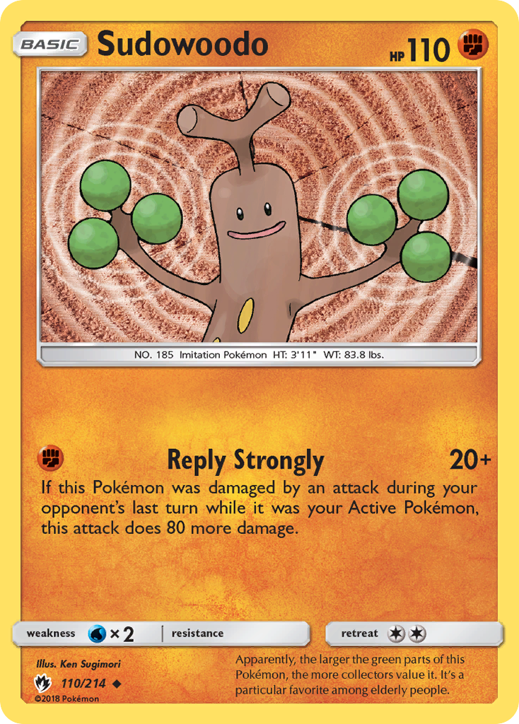 Sudowoodo (110/214) [Sun & Moon: Lost Thunder] | Shuffle n Cut Hobbies & Games