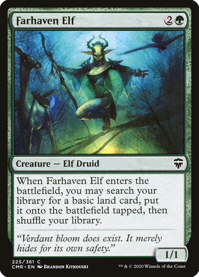 Farhaven Elf [Commander Legends] | Shuffle n Cut Hobbies & Games