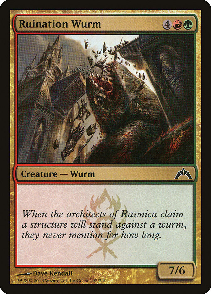 Ruination Wurm [Gatecrash] | Shuffle n Cut Hobbies & Games