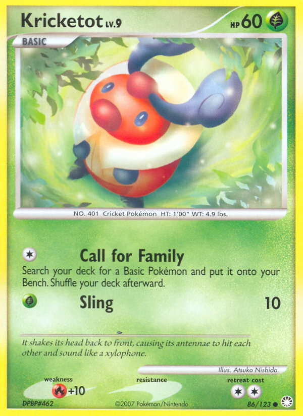 Kricketot (86/123) [Diamond & Pearl: Mysterious Treasures] | Shuffle n Cut Hobbies & Games