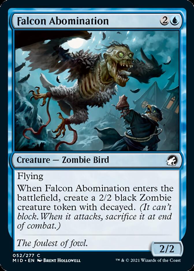 Falcon Abomination [Innistrad: Midnight Hunt] | Shuffle n Cut Hobbies & Games