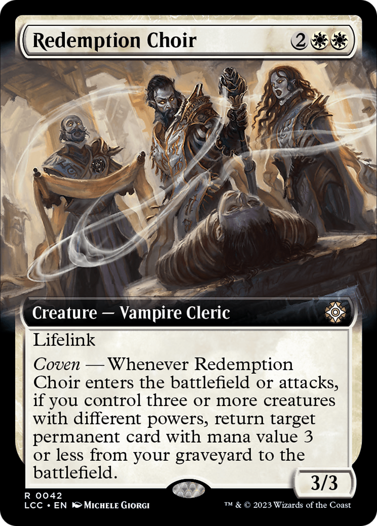 Redemption Choir (Extended Art) [The Lost Caverns of Ixalan Commander] | Shuffle n Cut Hobbies & Games