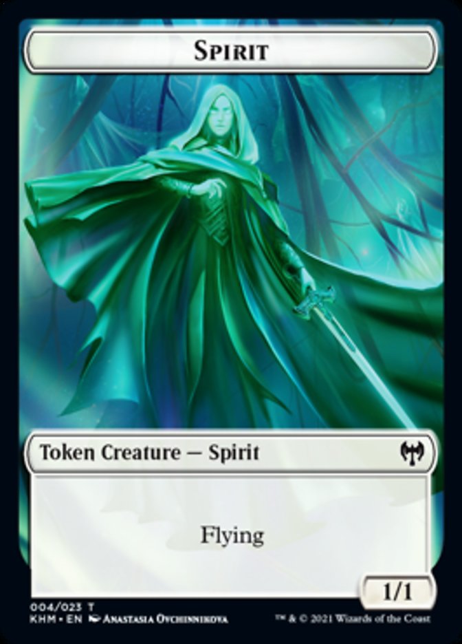 Spirit Token [Kaldheim Tokens] | Shuffle n Cut Hobbies & Games