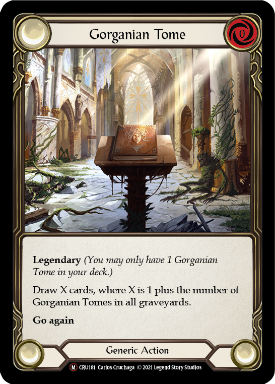 Gorganian Tome [CRU181] Unlimited Normal | Shuffle n Cut Hobbies & Games