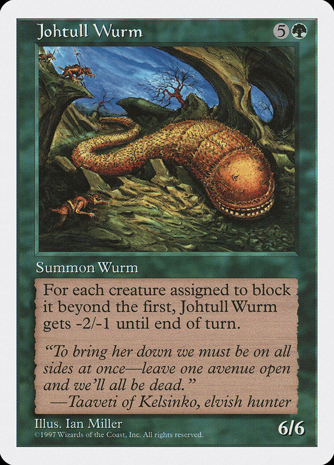 Johtull Wurm [Fifth Edition] | Shuffle n Cut Hobbies & Games