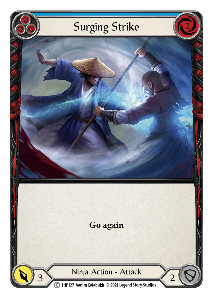 Surging Strike (Blue) [1HP127] | Shuffle n Cut Hobbies & Games