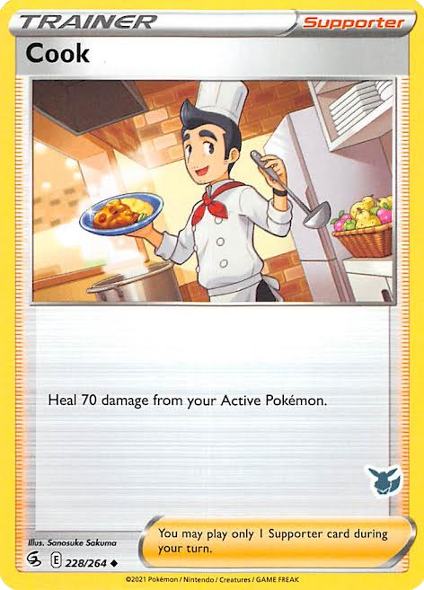 Cook (228/264) (Eevee Deck) [Battle Academy 2022] | Shuffle n Cut Hobbies & Games