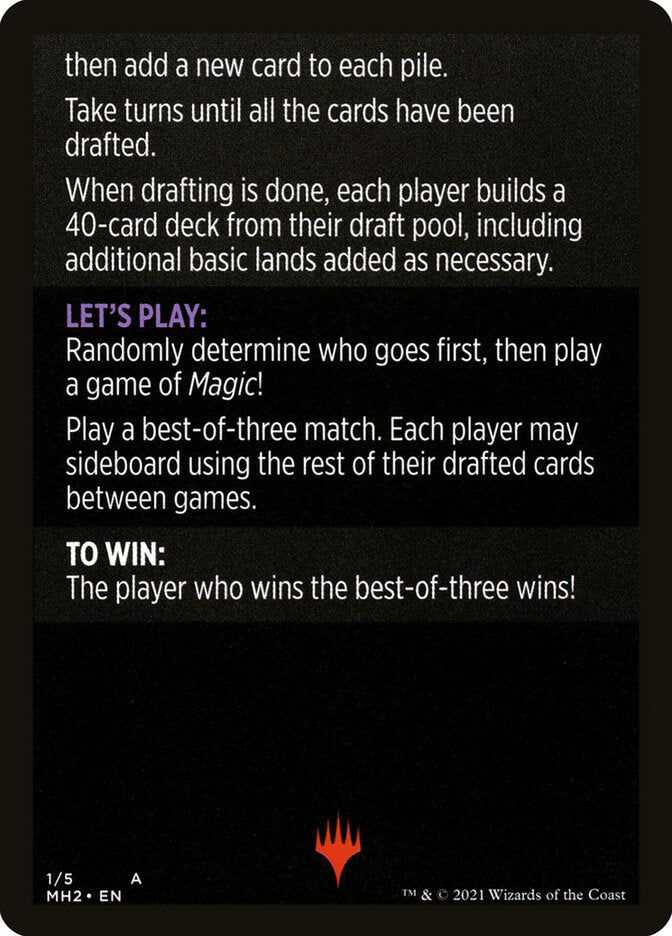 Winchester Draft (Magic Minigame) [Modern Horizons 2 Minigame] | Shuffle n Cut Hobbies & Games