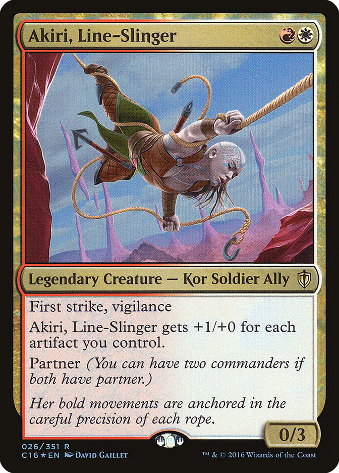 Akiri, Line-Slinger [Commander 2016] | Shuffle n Cut Hobbies & Games