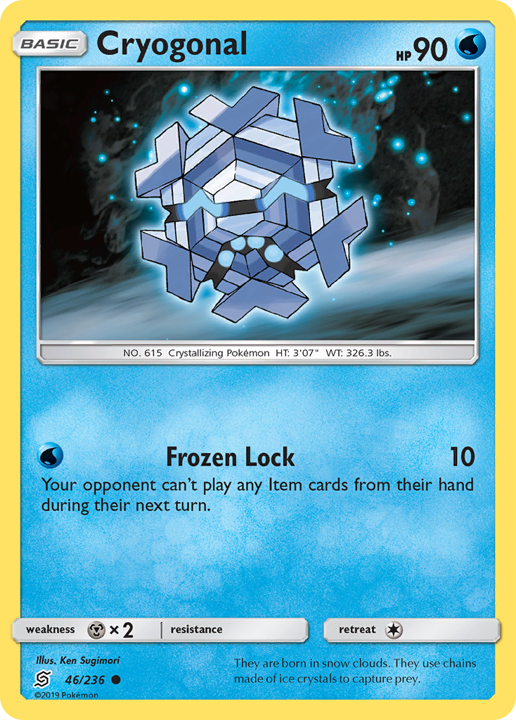 Cryogonal (46/236) [Sun & Moon: Unified Minds] | Shuffle n Cut Hobbies & Games