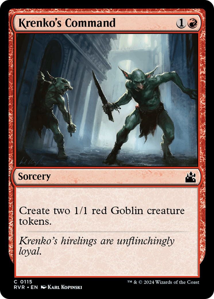 Krenko's Command [Ravnica Remastered] | Shuffle n Cut Hobbies & Games