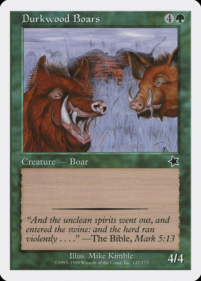 Durkwood Boars [Starter 1999] | Shuffle n Cut Hobbies & Games