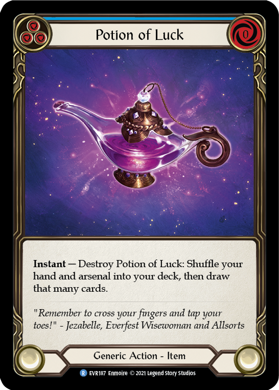 Potion of Luck [EVR187] (Everfest)  1st Edition Cold Foil | Shuffle n Cut Hobbies & Games