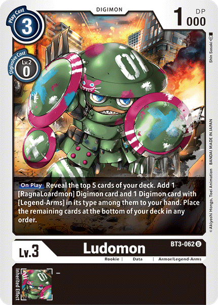 Ludomon [BT3-062] [Release Special Booster Ver.1.5] | Shuffle n Cut Hobbies & Games