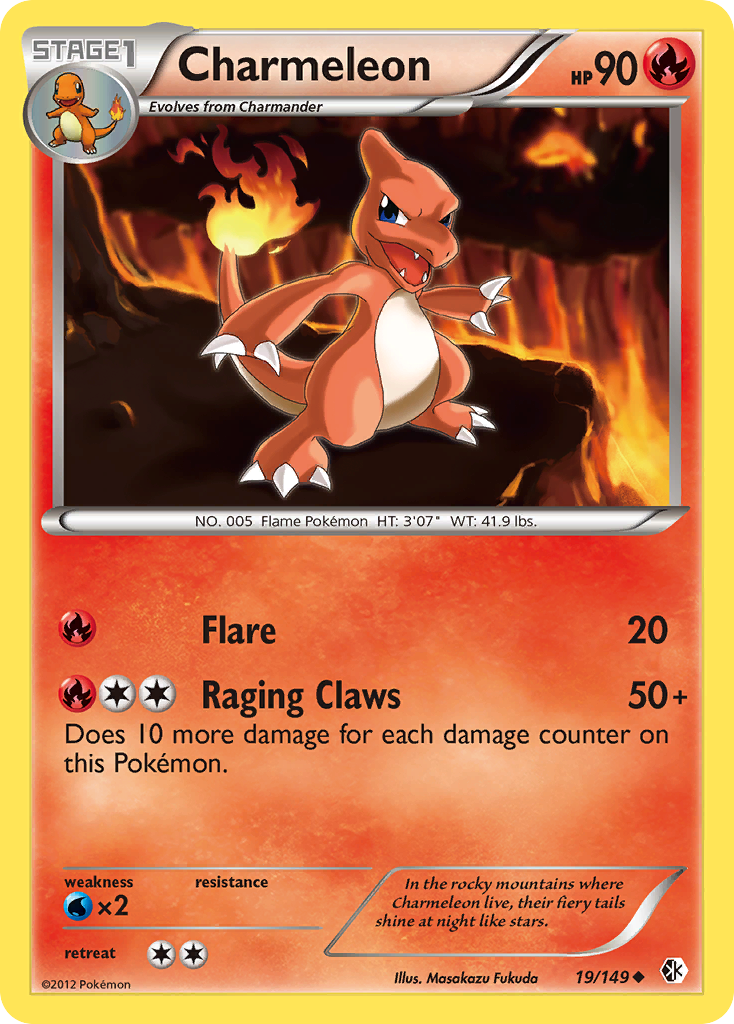 Charmeleon (19/149) [Black & White: Boundaries Crossed] | Shuffle n Cut Hobbies & Games