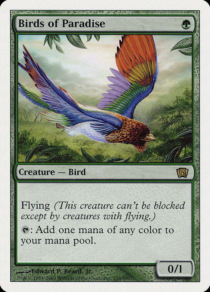 Birds of Paradise [Eighth Edition] | Shuffle n Cut Hobbies & Games