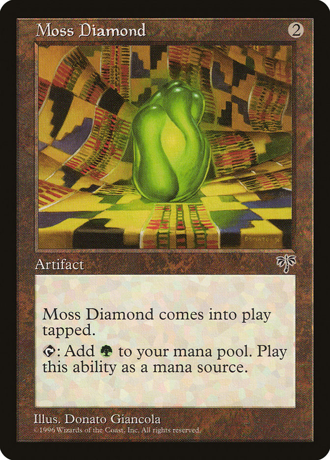 Moss Diamond [Mirage] | Shuffle n Cut Hobbies & Games