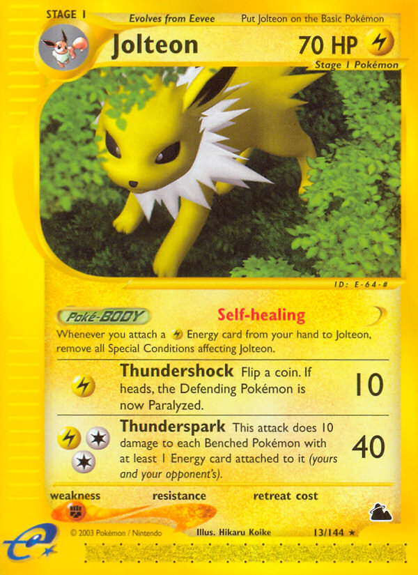 Jolteon (13/144) [Skyridge] | Shuffle n Cut Hobbies & Games
