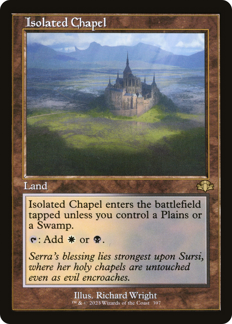 Isolated Chapel (Retro) [Dominaria Remastered] | Shuffle n Cut Hobbies & Games