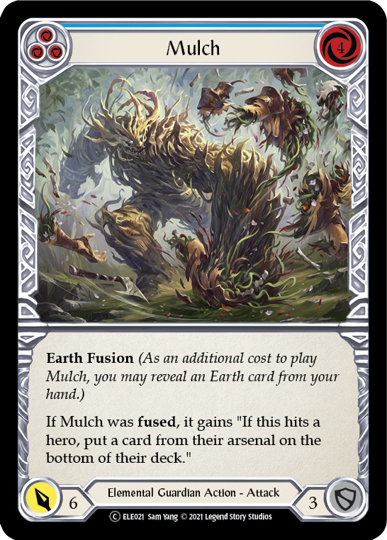 Mulch (Blue) [U-ELE021] Unlimited Normal | Shuffle n Cut Hobbies & Games