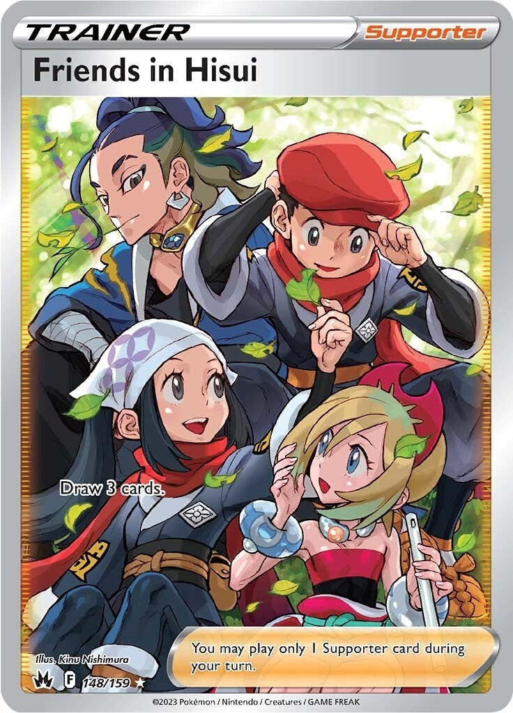 Friends in Hisui (148/159) (Full Art) [Sword & Shield: Crown Zenith] | Shuffle n Cut Hobbies & Games