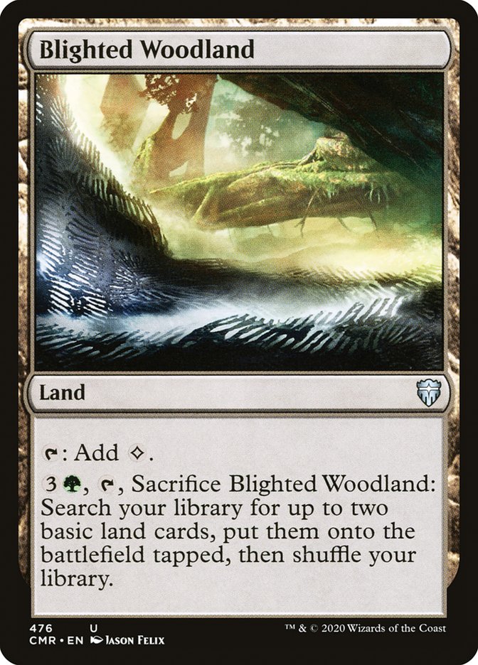 Blighted Woodland [Commander Legends] | Shuffle n Cut Hobbies & Games
