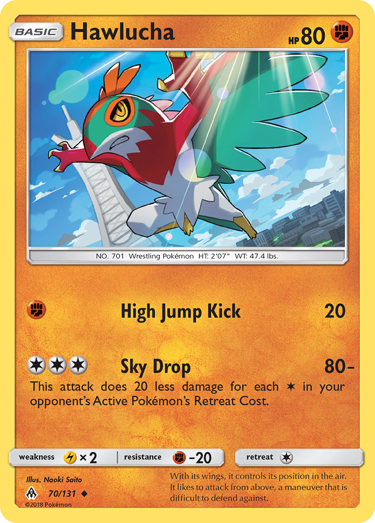 Hawlucha (70/131) [Sun & Moon: Forbidden Light] | Shuffle n Cut Hobbies & Games