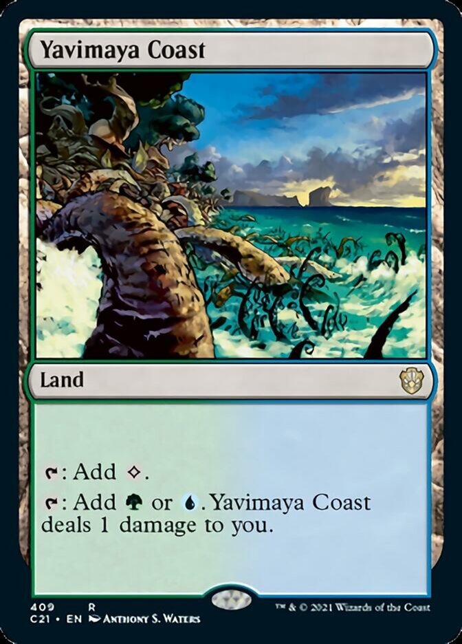 Yavimaya Coast [Commander 2021] | Shuffle n Cut Hobbies & Games