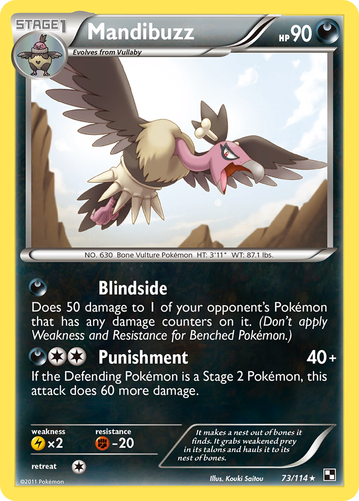 Mandibuzz (73/114) [Black & White: Base Set] | Shuffle n Cut Hobbies & Games