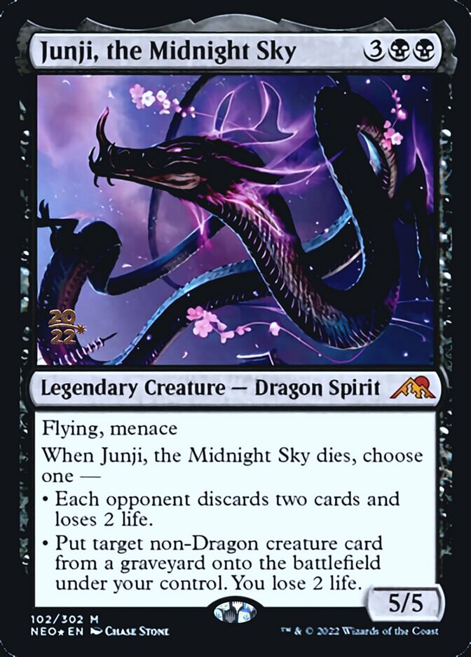Junji, the Midnight Sky [Kamigawa: Neon Dynasty Prerelease Promos] | Shuffle n Cut Hobbies & Games