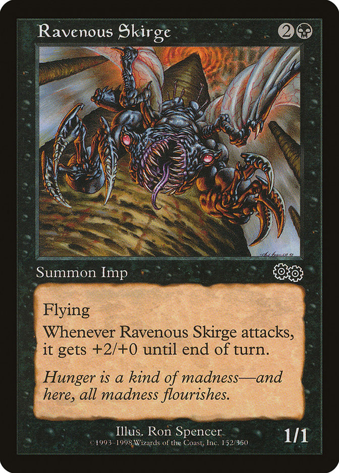 Ravenous Skirge [Urza's Saga] | Shuffle n Cut Hobbies & Games