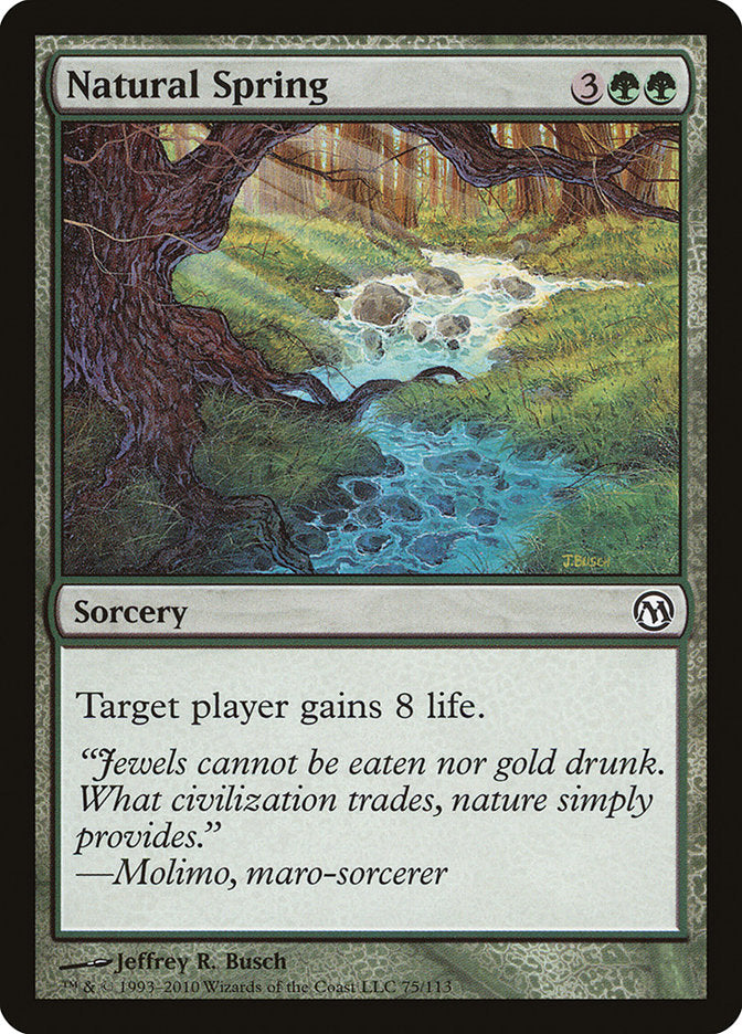 Natural Spring [Duels of the Planeswalkers] | Shuffle n Cut Hobbies & Games