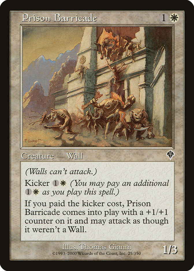 Prison Barricade [Invasion] | Shuffle n Cut Hobbies & Games