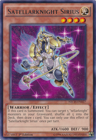 Satellarknight Sirius [NECH-EN027] Rare | Shuffle n Cut Hobbies & Games