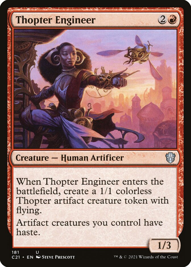 Thopter Engineer [Commander 2021] | Shuffle n Cut Hobbies & Games