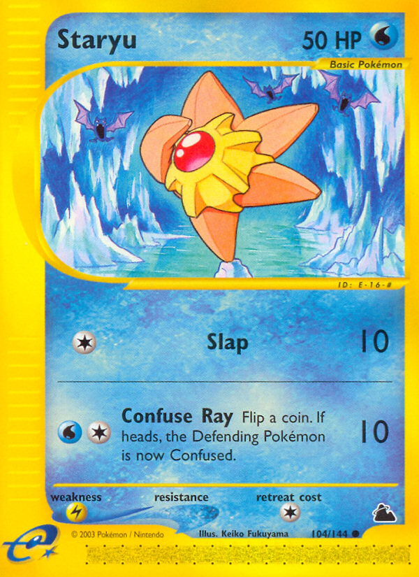Staryu (104/144) [Skyridge] | Shuffle n Cut Hobbies & Games