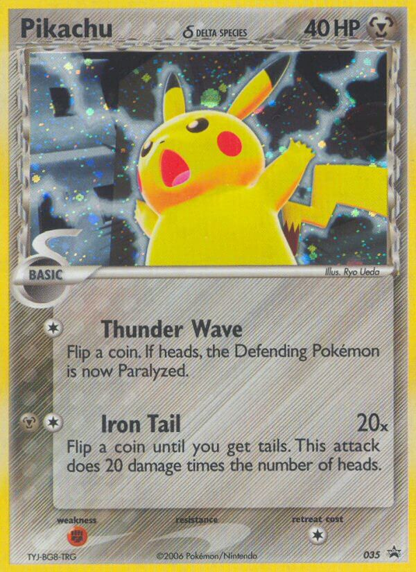 Pikachu (035) (Delta Species) [Nintendo: Black Star Promos] | Shuffle n Cut Hobbies & Games