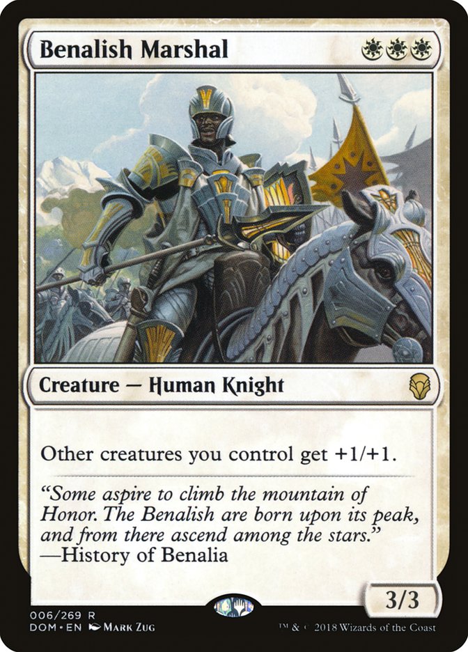 Benalish Marshal [Dominaria] | Shuffle n Cut Hobbies & Games