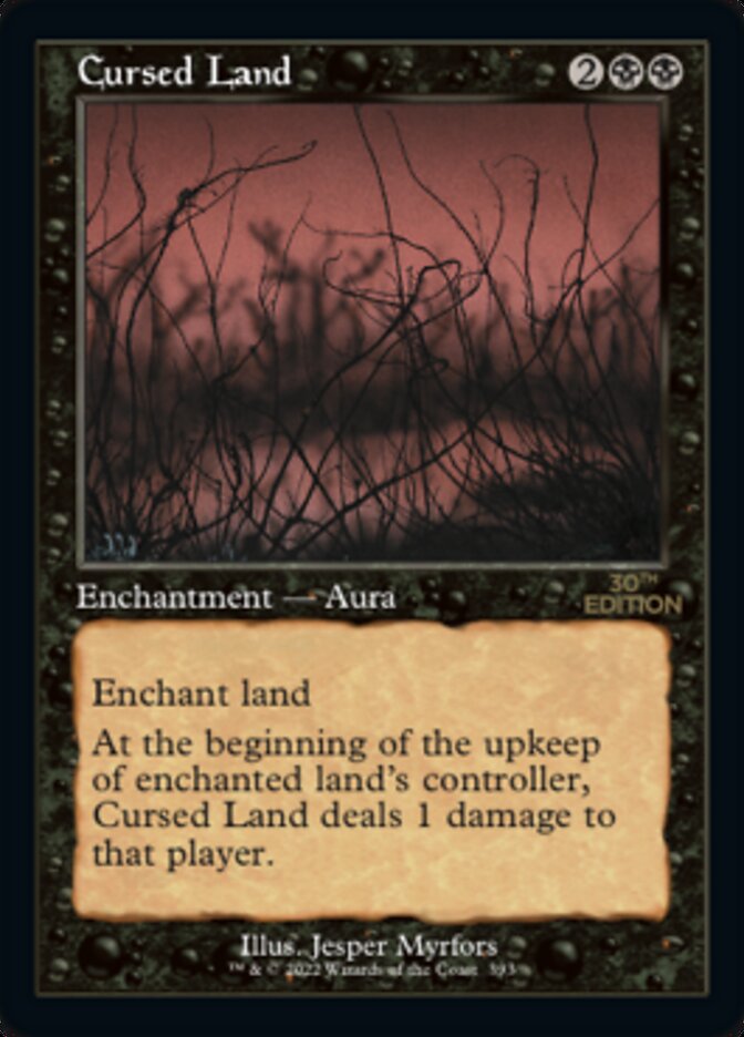 Cursed Land (Retro) [30th Anniversary Edition] | Shuffle n Cut Hobbies & Games