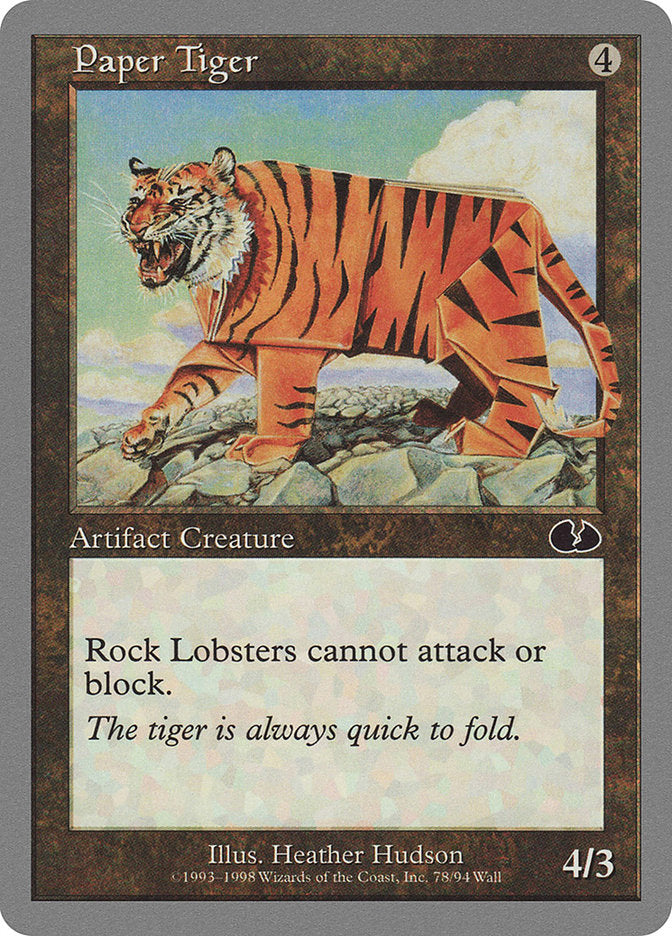Paper Tiger [Unglued] | Shuffle n Cut Hobbies & Games